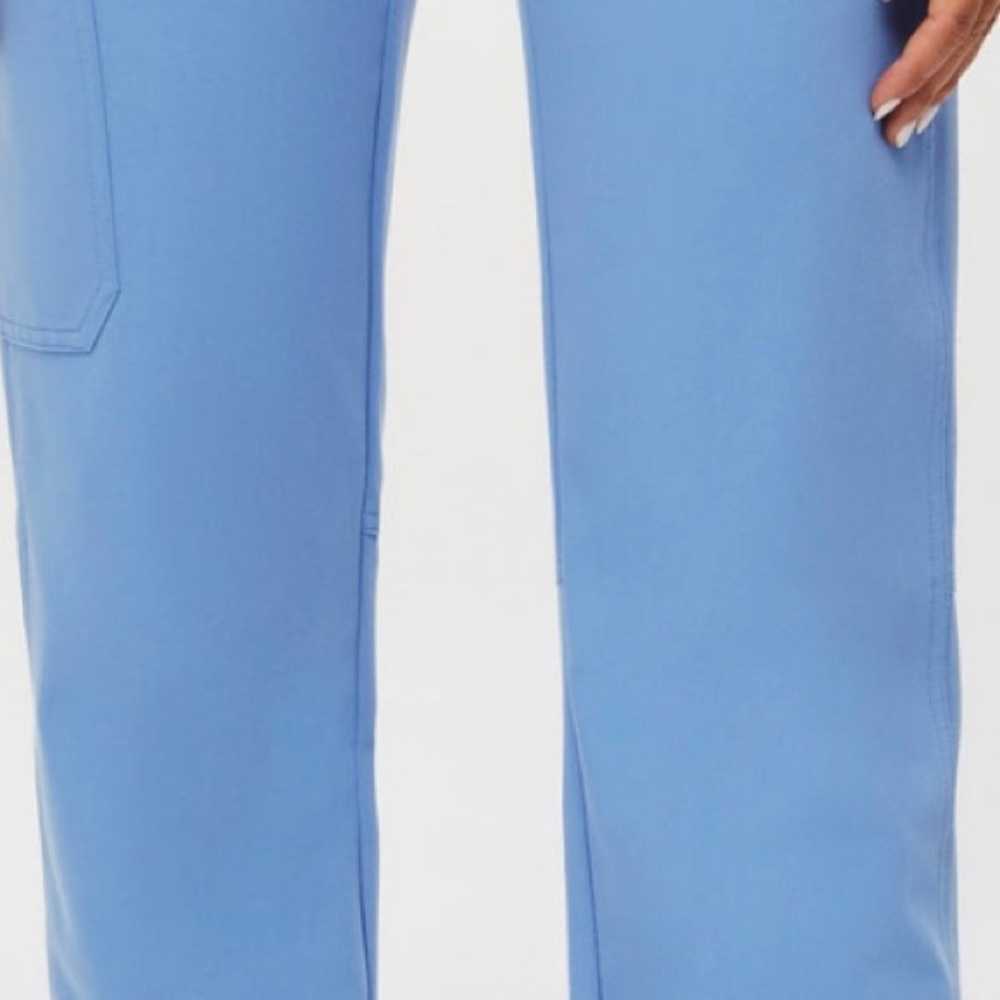 FIGS Kade cargo scrub pants cielblue XL petite